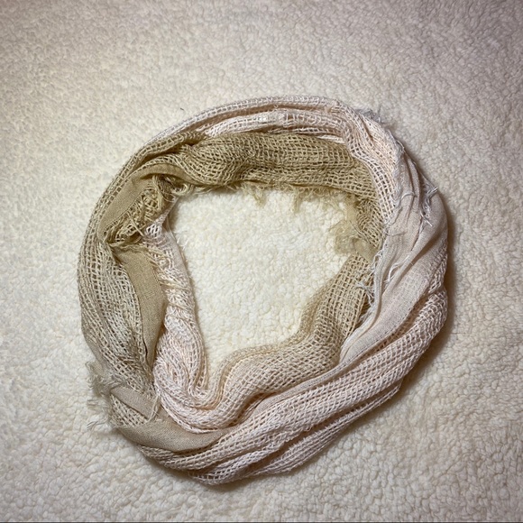 Claire's Accessories - Beauftul Tan & Cream/Light Brown Scarf
